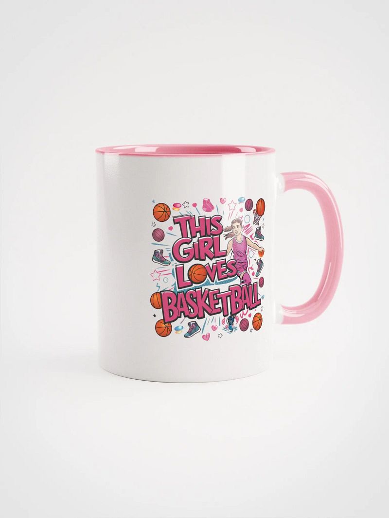 This girl Loves basketball mug