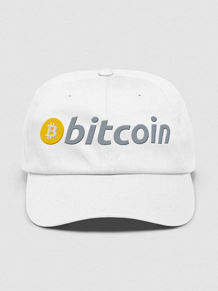 Bitcoin Logo Classic Embroidered Dad Hat product image (2)