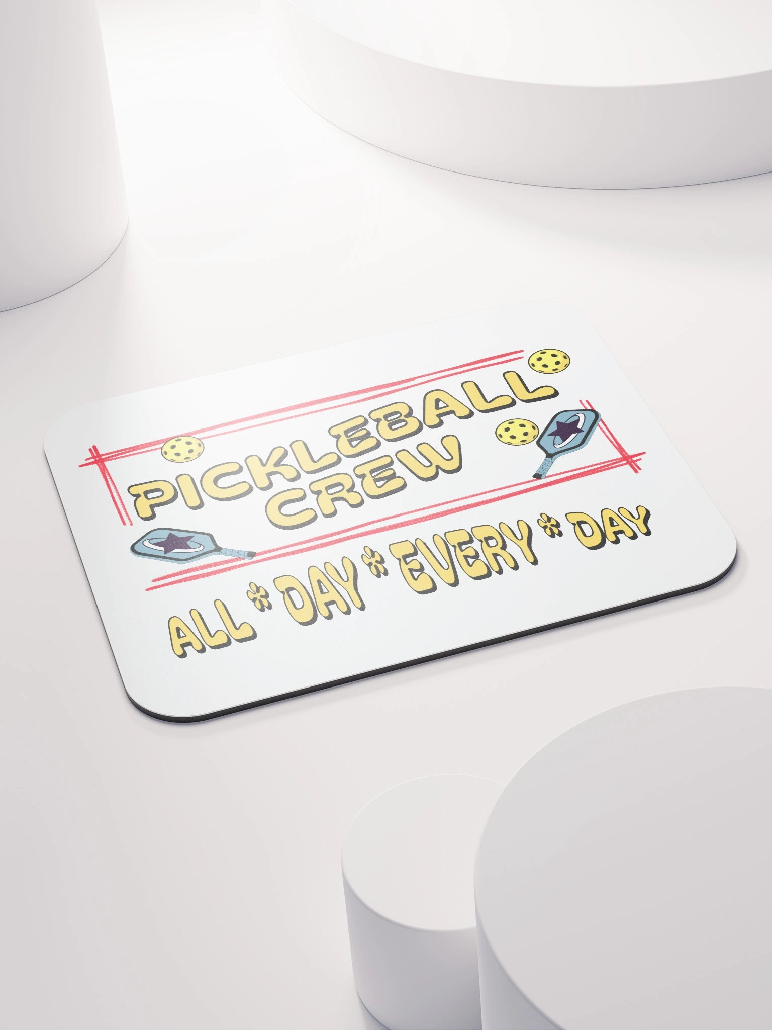 Pickleball Crew All Day Every Day Mouse Pad product image (4)