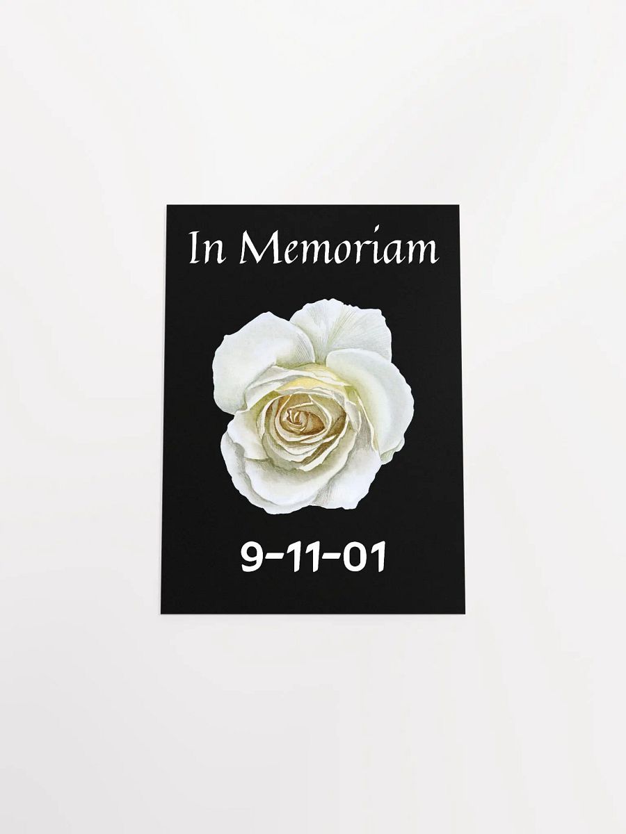 In Memoriam 9/11 Tribute Poster product image (4)