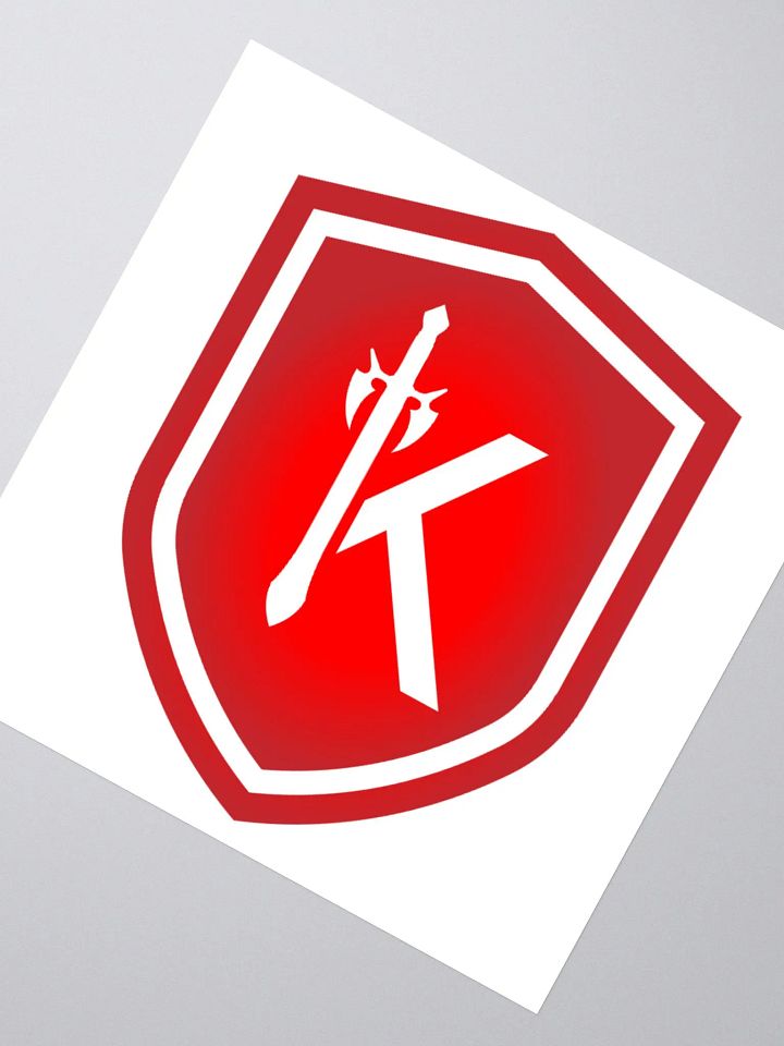 Killadrix Shield Logo - Sticker (White) product image (2)