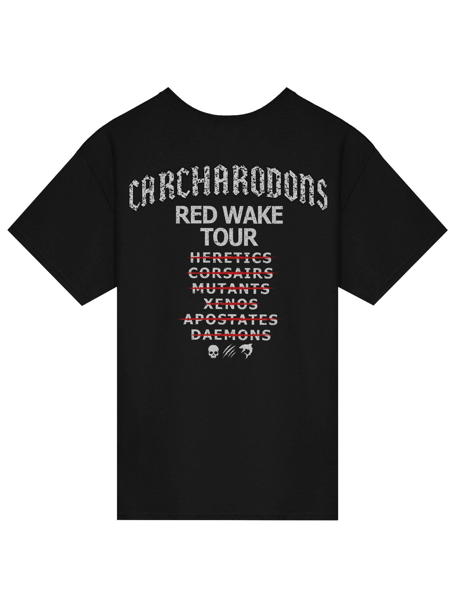 RED WAKE TOUR DELUXE T-SHIRT product image (1)
