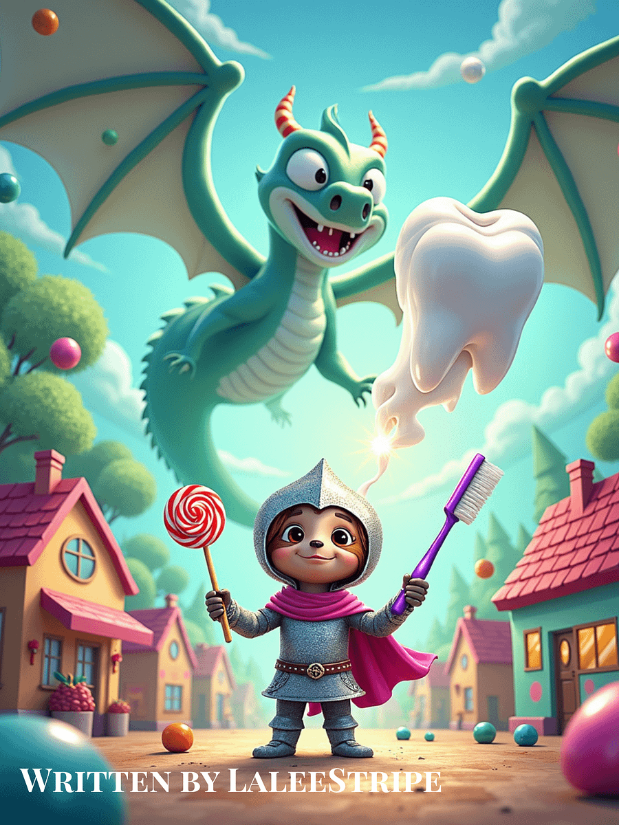 🐉🦷 Lyla and the Cavity Dragon – Illustrated Storybook with JessyJesty product image (2)