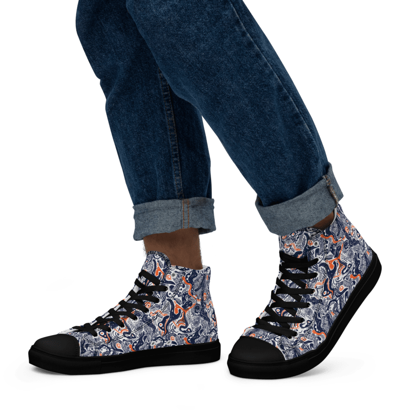 Liquid Energy | Men's High Top Sneaker product image (2)