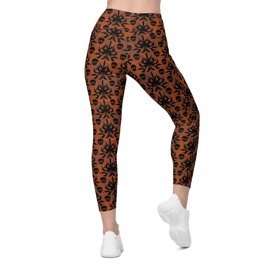 Gothic 2A High Waist Pocket Leggings - Orange product image (6)