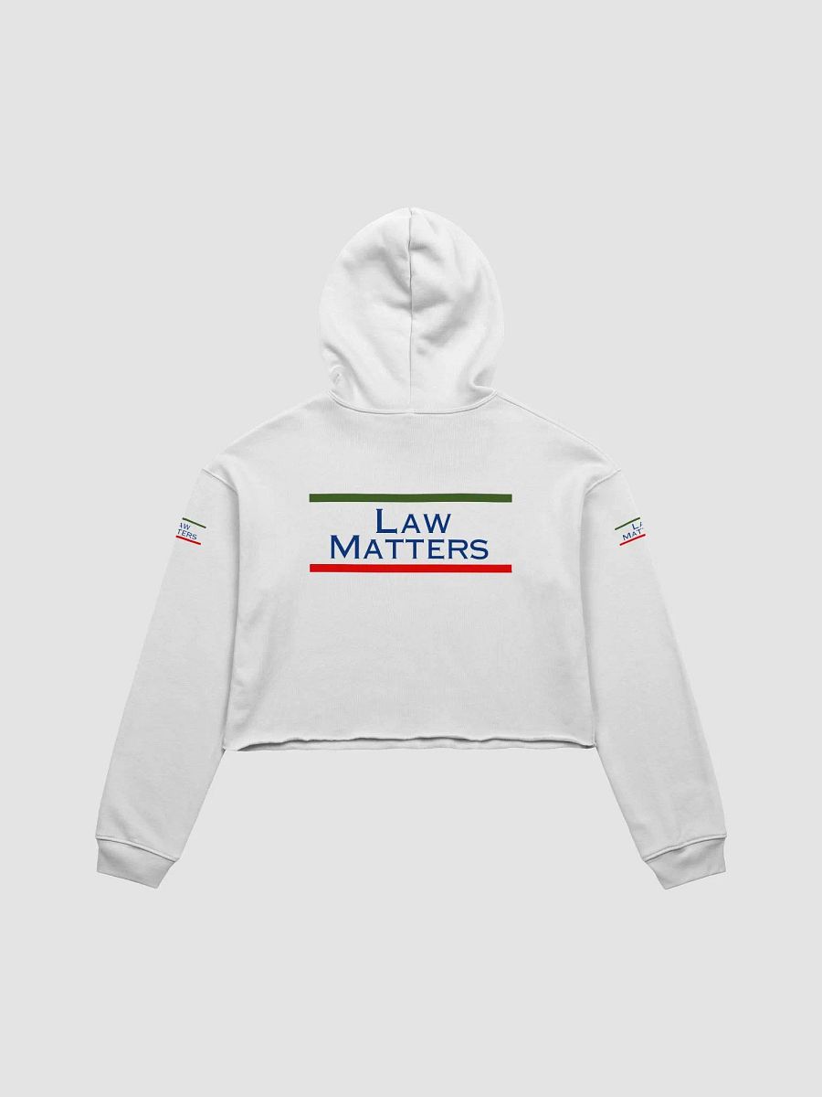 Bella+Canvas Fleece Crop Hoodie product image (2)