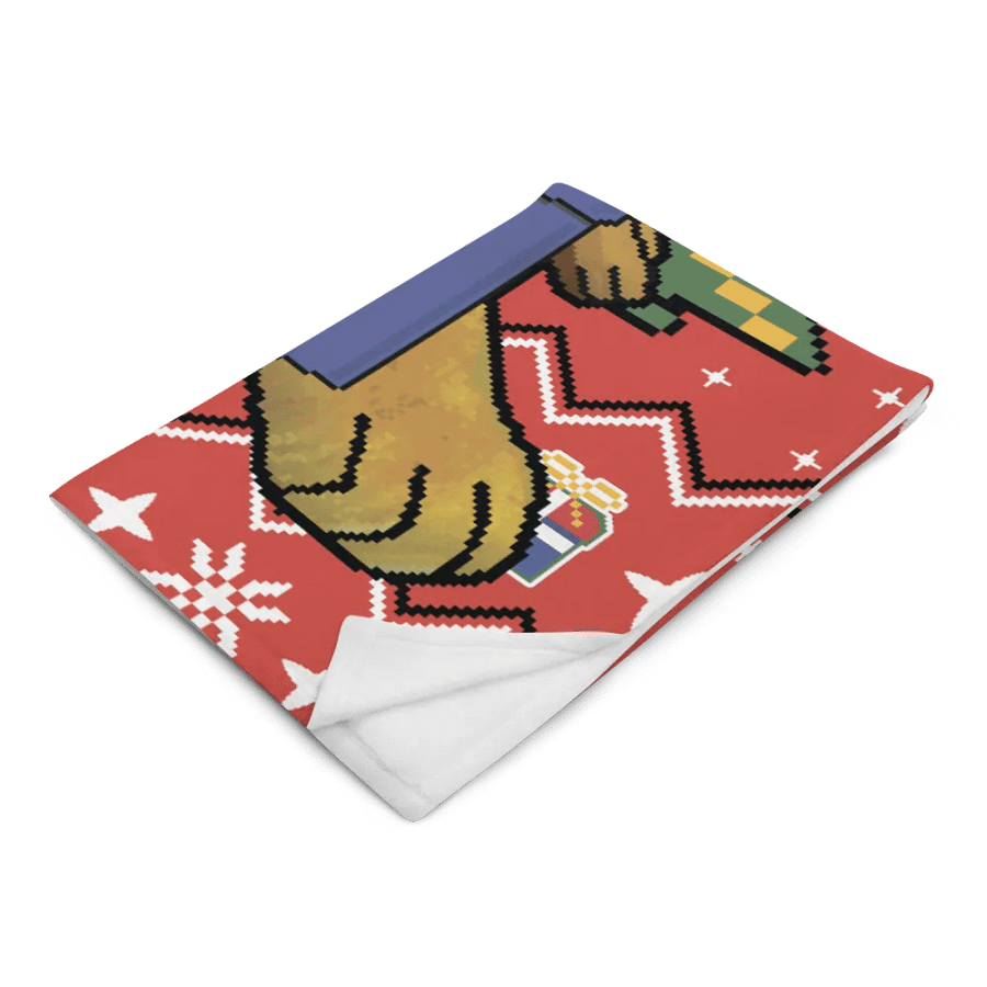 Floppa Pixel "COMFY" Blankie product image (2)
