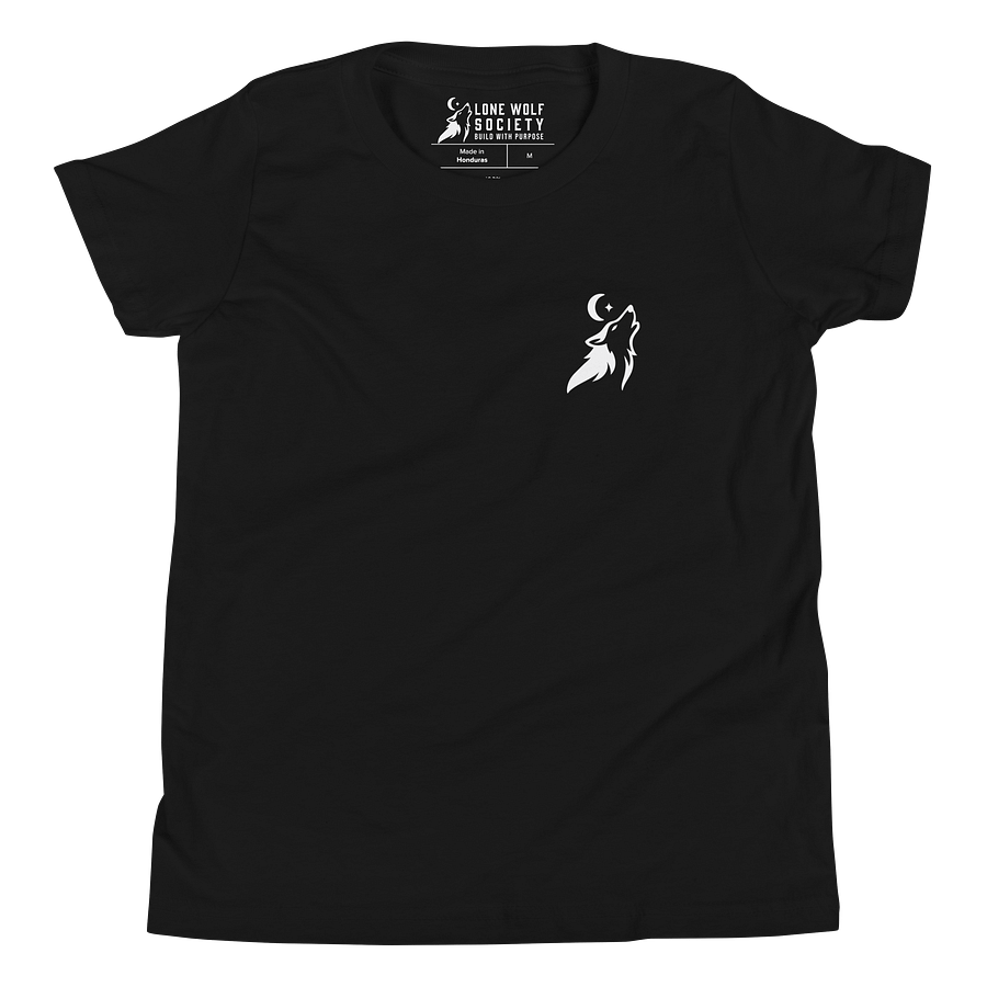 Lone Wolf Society Kids Black T-Shirt product image (4)