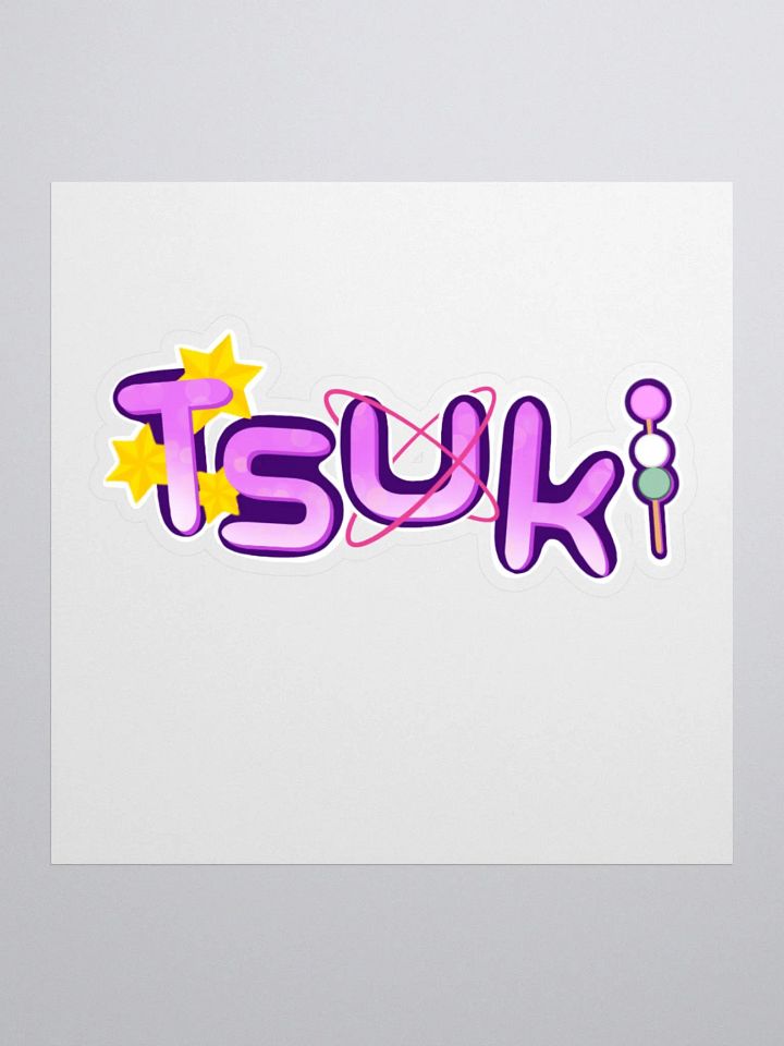 Tsuki the Moon Bunny Logo Sticker (1st Gen) product image (1)