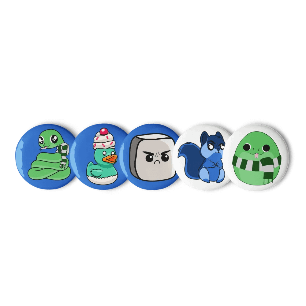 Bandit & Friends Button Pack product image (1)