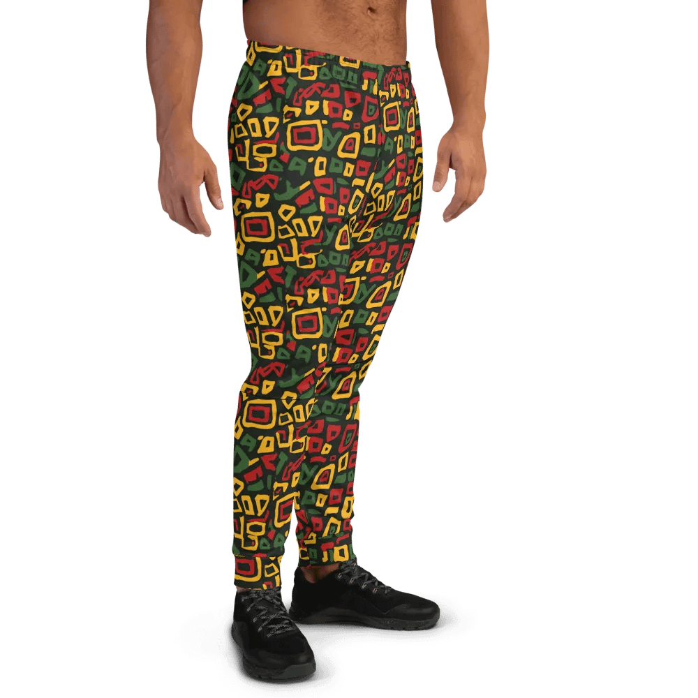 Legacy of Africa: All-Over Print Recycled Men's Joggers"Description product image (5)