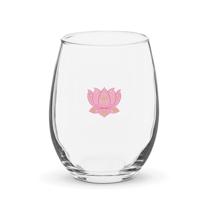 Lotus Eye Stemless Wine Glass product image (1)