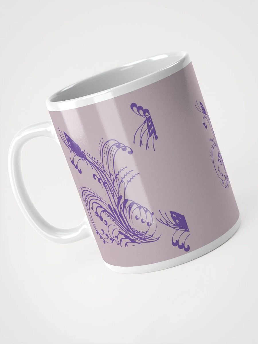 Purple Floral Swirls Mug product image (8)