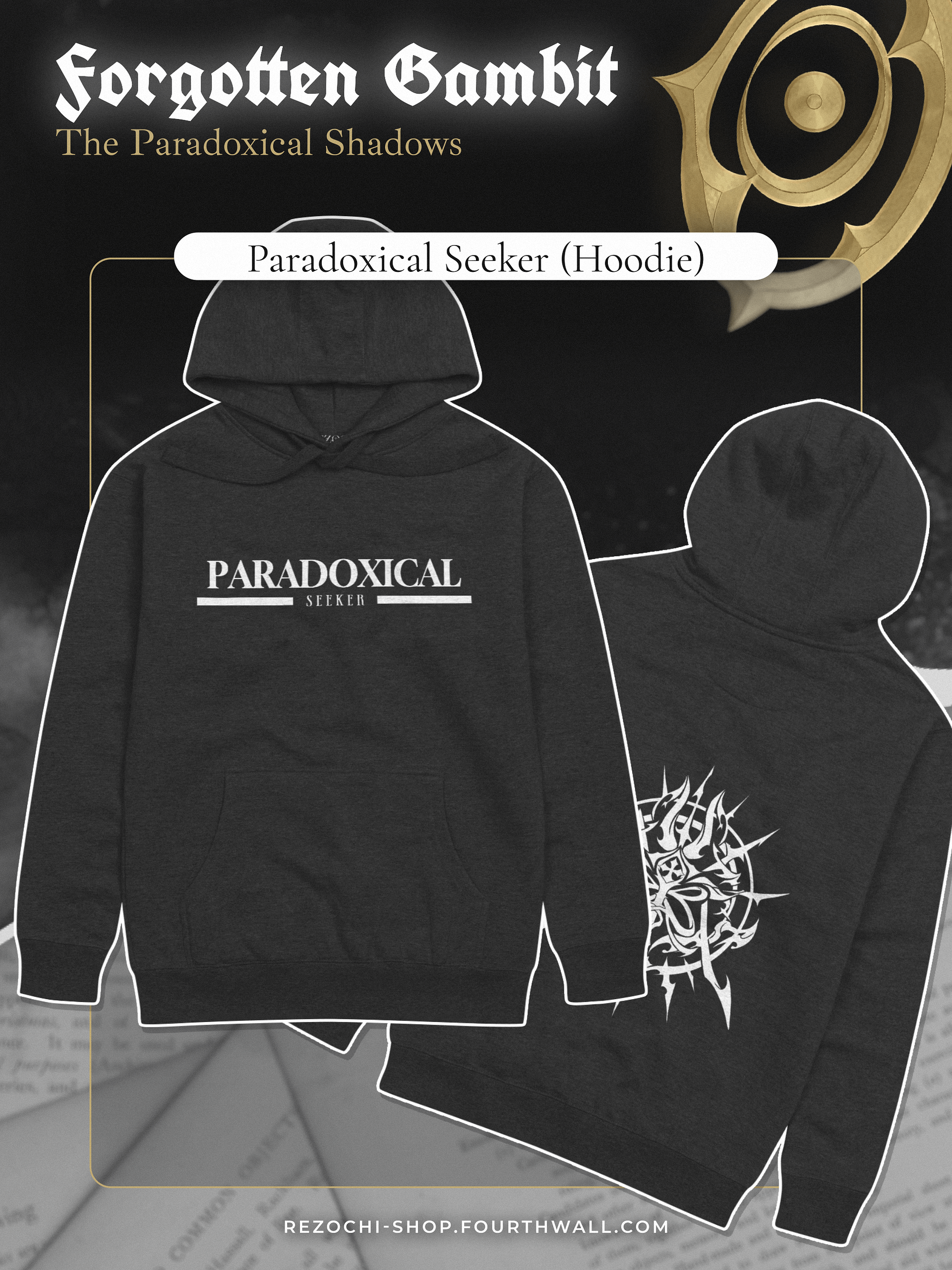 [Black] Paradoxical Seeker ※ Hoodie product image (1)