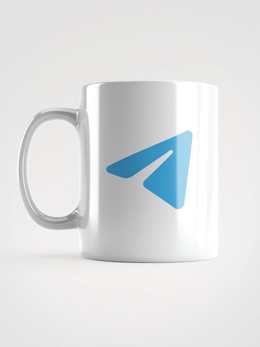 Taza con el logo de Telegram azul product image (6)