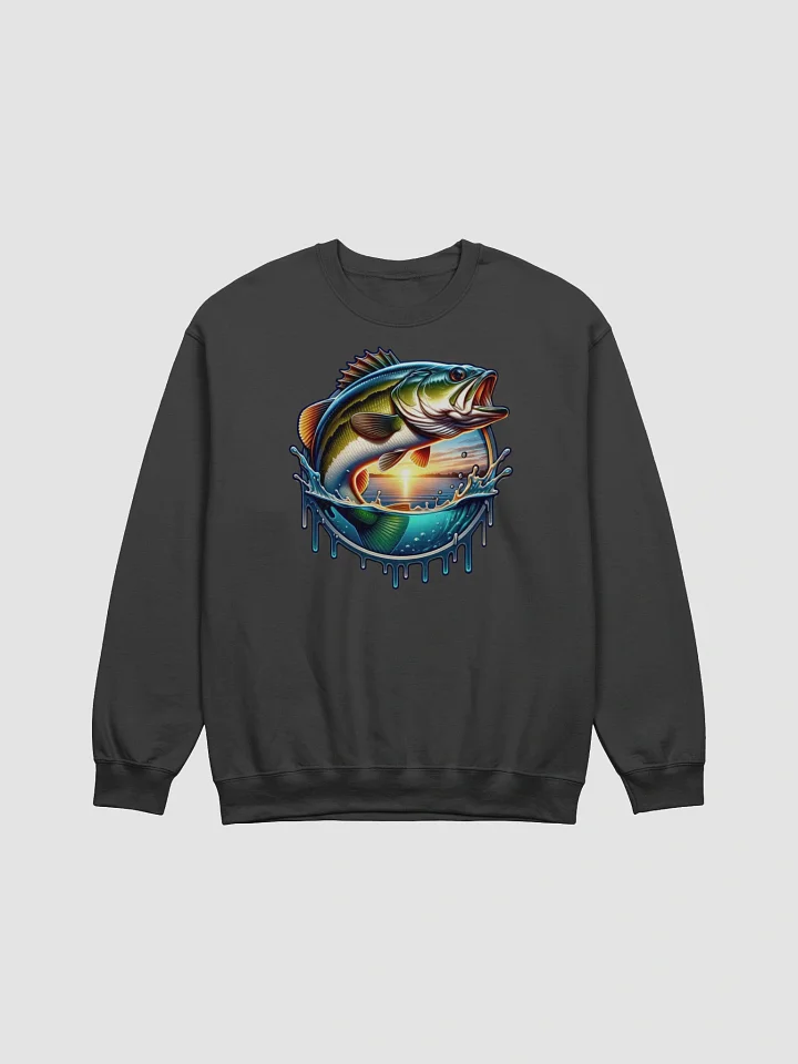 Sunset Splash Fish Crewneck Sweatshirt product image (2)