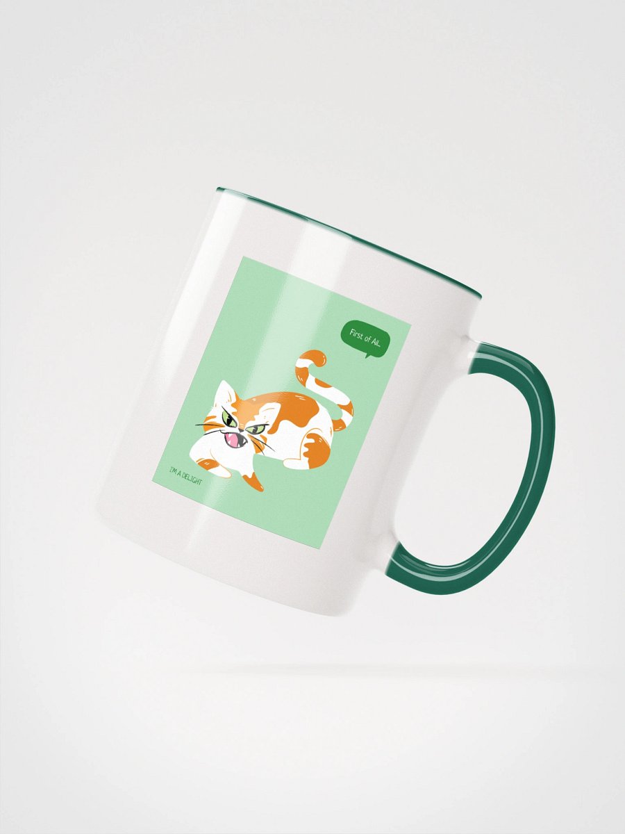 First of All... Angry Cat Ceramic Mug product image (5)