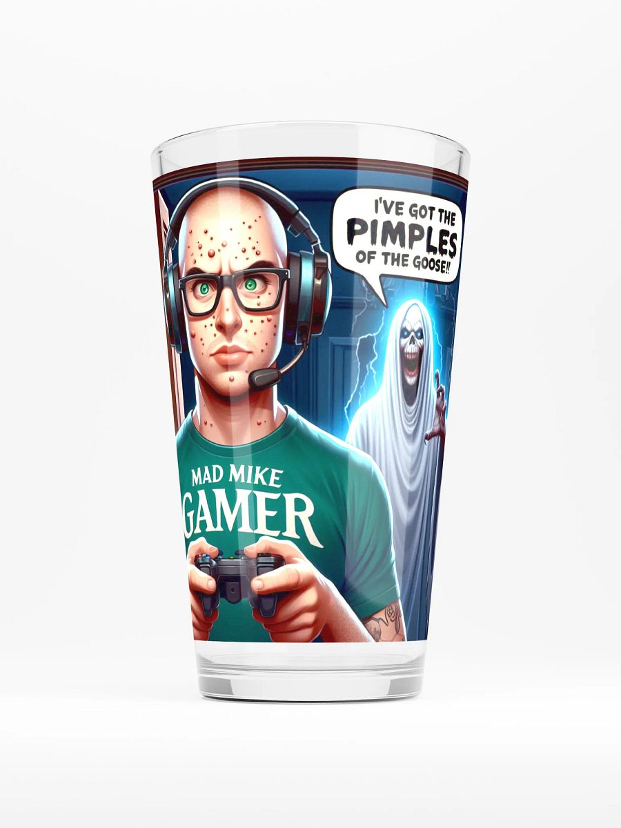 Mad Mike's Spooky Gamer Pint Glass product image (2)