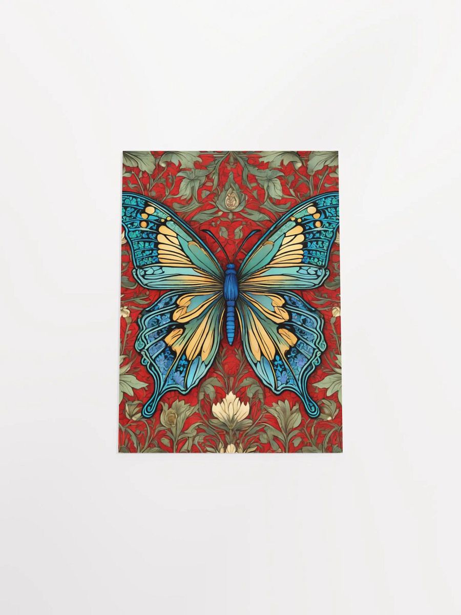 William Morris Inspired Butterfly Five Poster 5x7 inches product image (4)