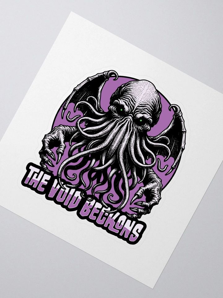 “The Void Beckons” Cthulhu Sticker – Gothic Horror Vibes product image (6)