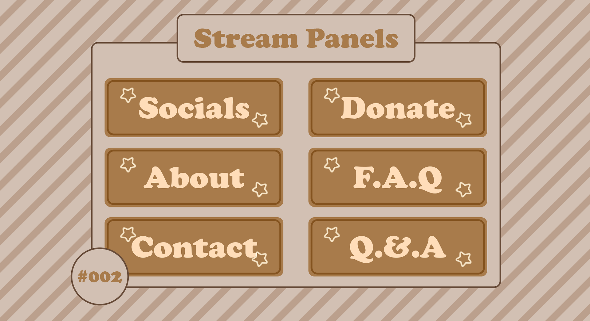 Youtube / Twitch Stream Panels #002 product image (2)