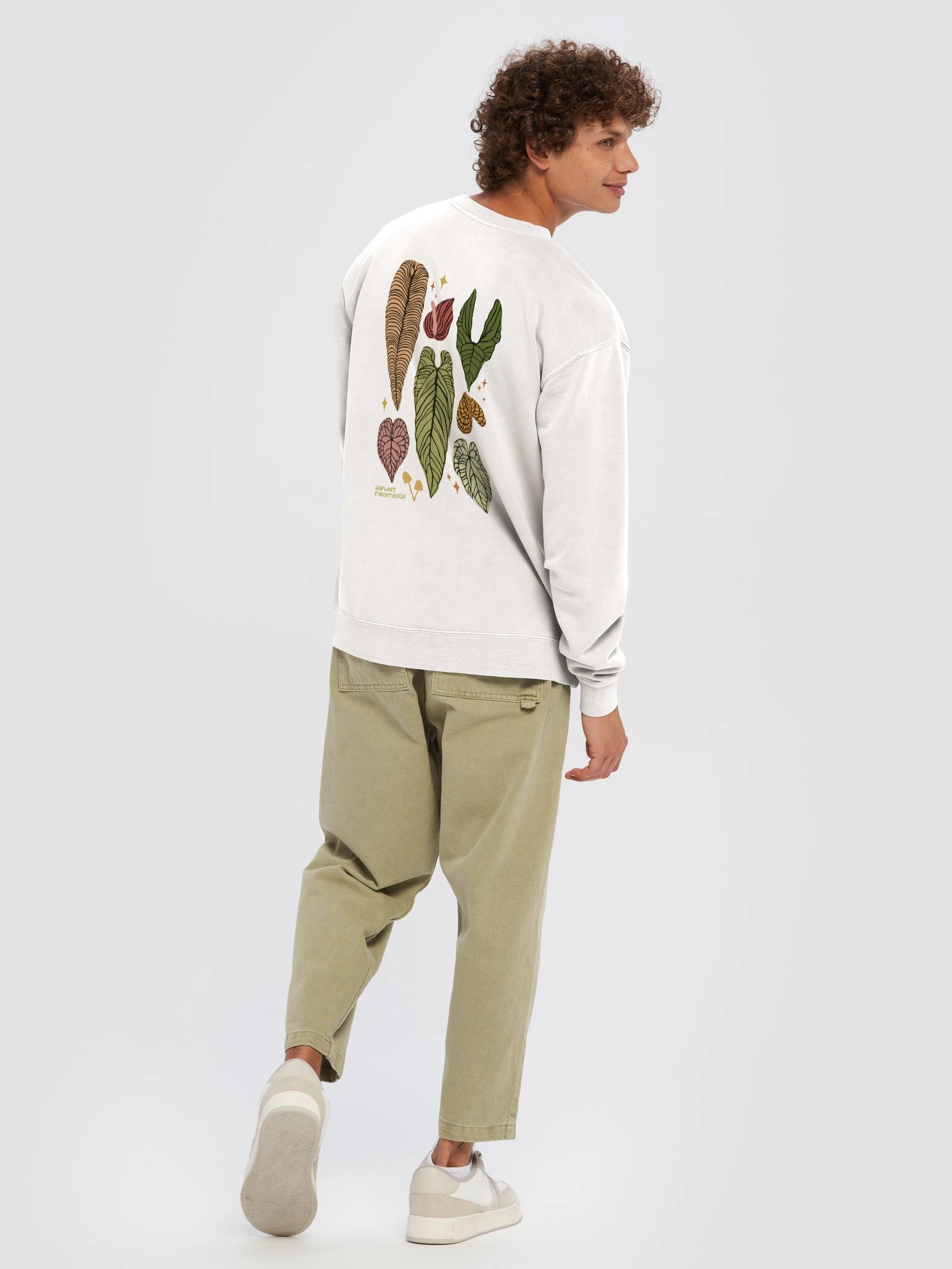ANTHURIUM COLLAGE (back only) - Midweight Pigment Dyed Sweatshirt product image (3)
