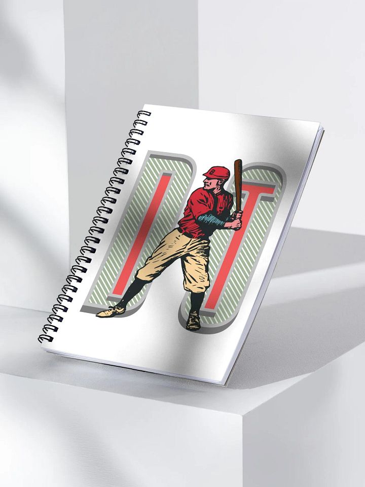 Do It Baseball Vintage Swing Spiral Notebook product image (2)