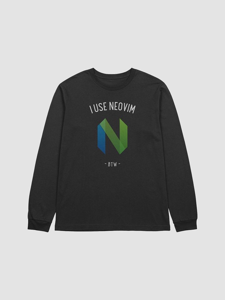 NeovimBTW - I Use Neovim(btw) Long Sleeve Tee product image (1)