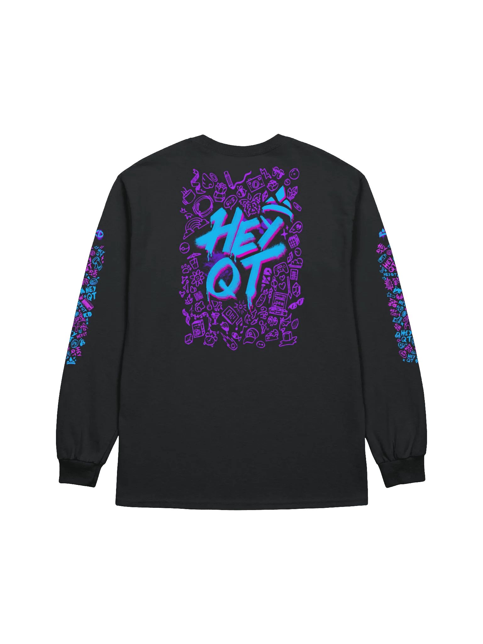 Graffiti Hey QT Long Sleeve T-Shirt product image (4)
