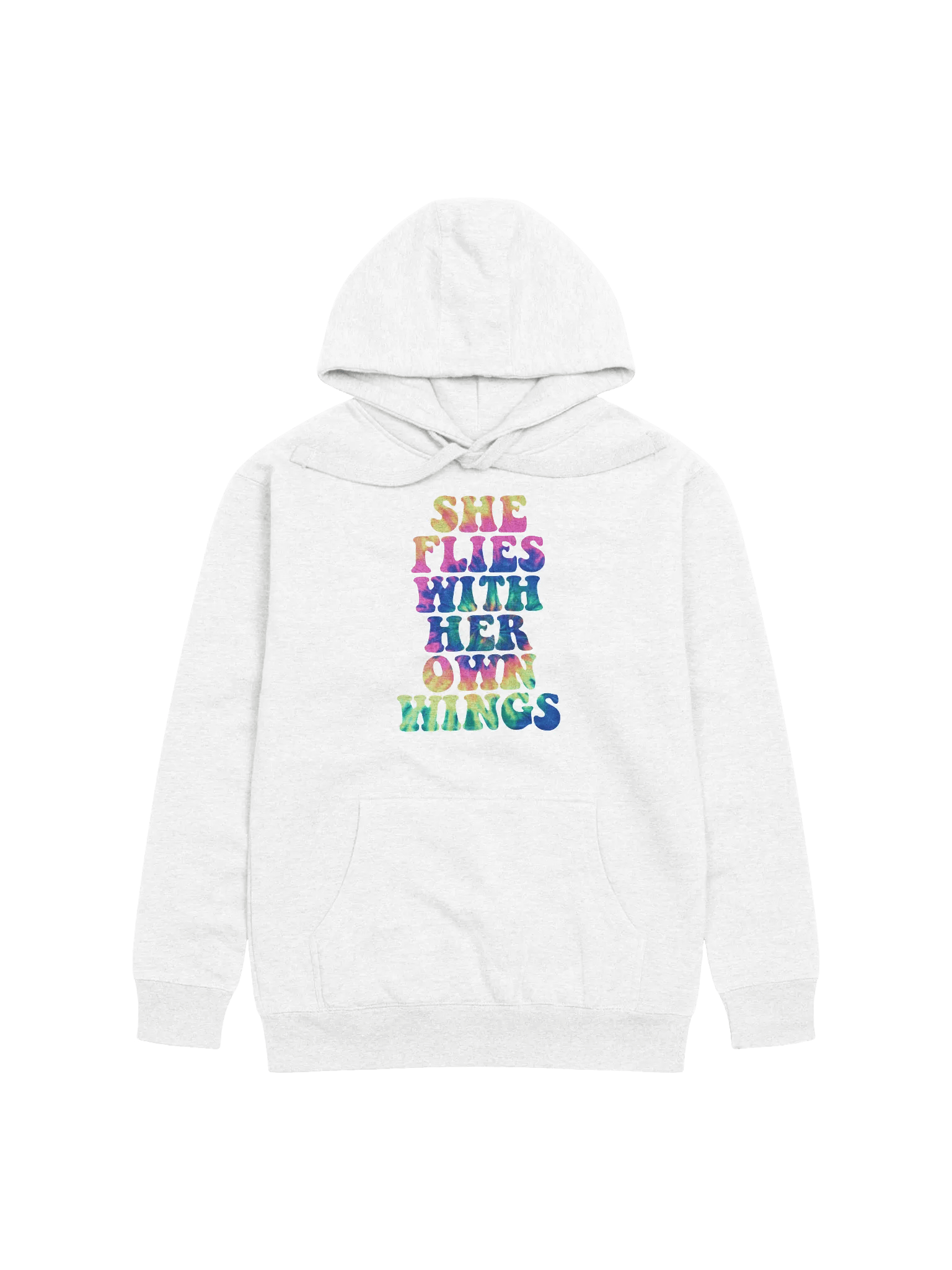 She Flies Tie Dye Hoodie product image (1)