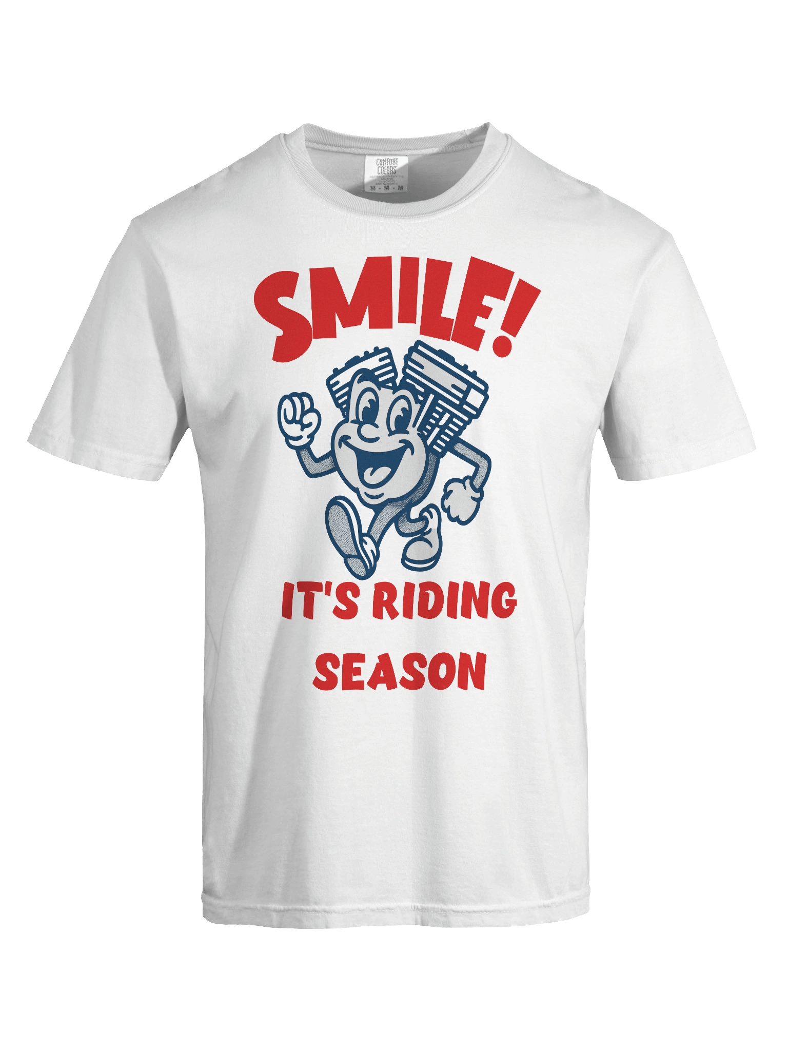 Throttle & Iron “Smile!” Tee — Riding Season Edition product image (7)