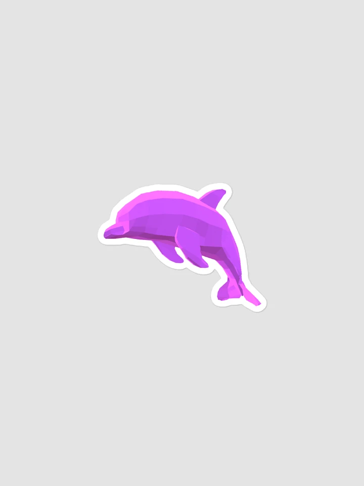 3D Dolphin Sticker product image (1)