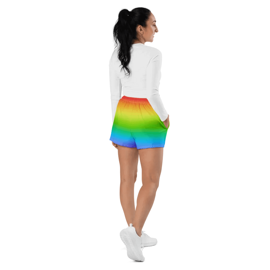Rainbow Unisex Athletic Short product image (7)