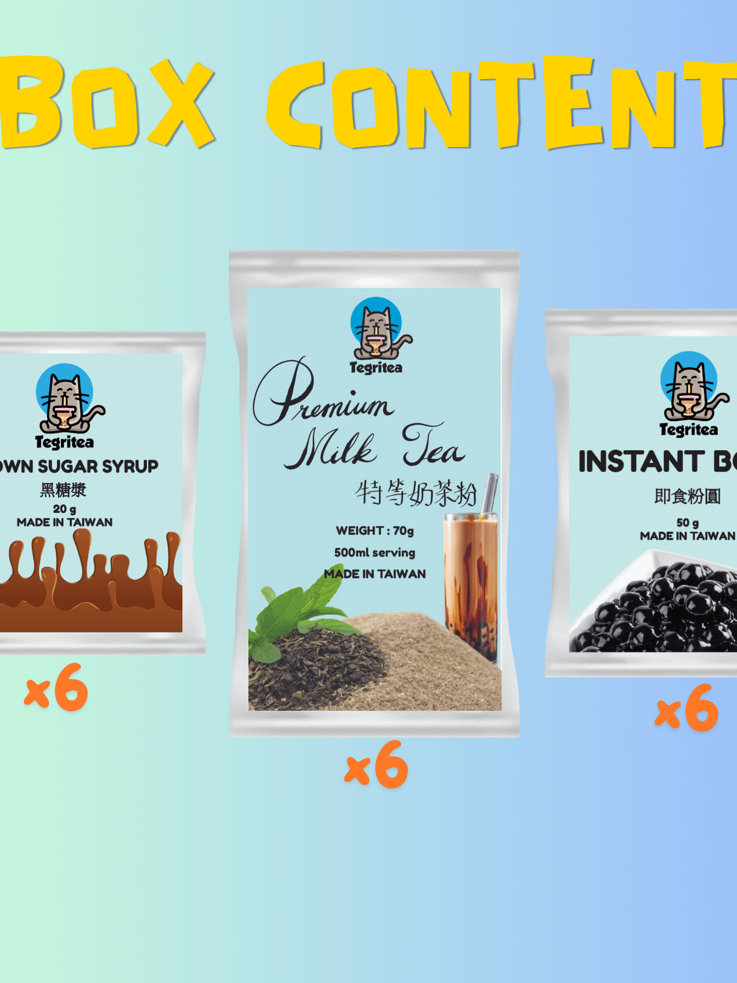 Premium Milk Tea Kit (6 Servings) product image (2)