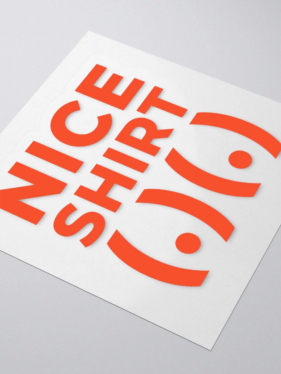 Nice Shirt Sticker product image (9)