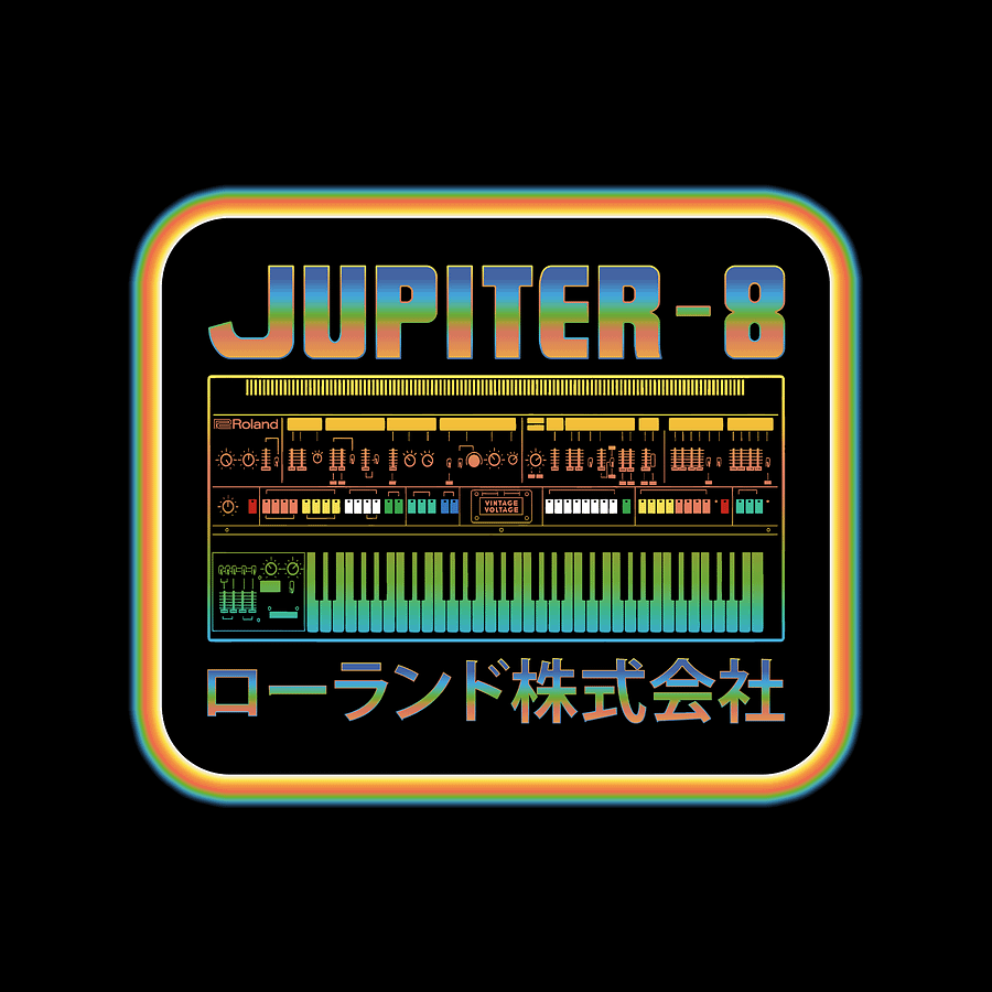 Jupiter 8 Mouse Mat - Roland JP-8 (Vintage Analog Synthesizer) product image (1)