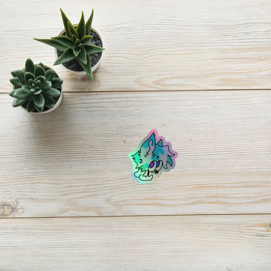Fisk Buns Holographic Sticker product image (10)
