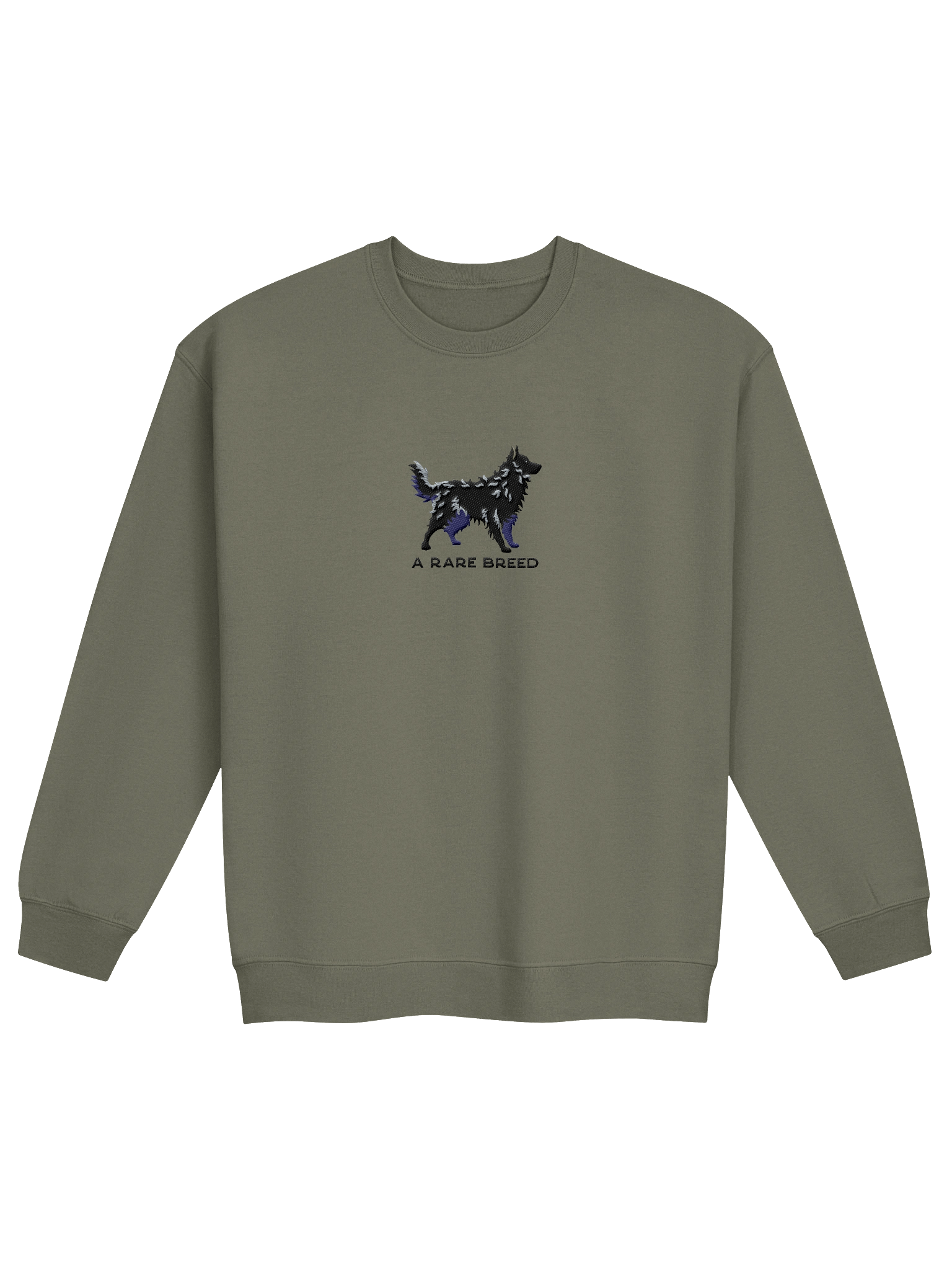 A Rare Breed Sweatshirt (Embroidered) of a Hungarian Mudi(Black) product image (5)