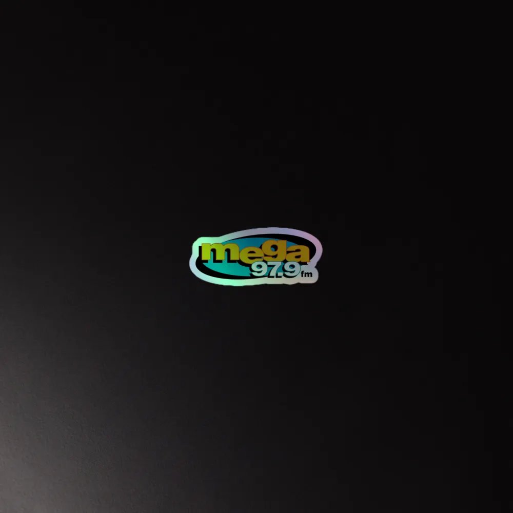 Mega 97.9 Holographic Sticker product image (2)