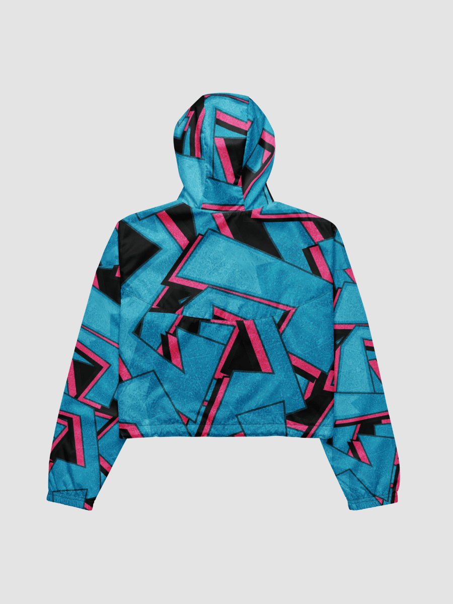 Wyld Megzie Crop Windbreaker Blue product image (2)