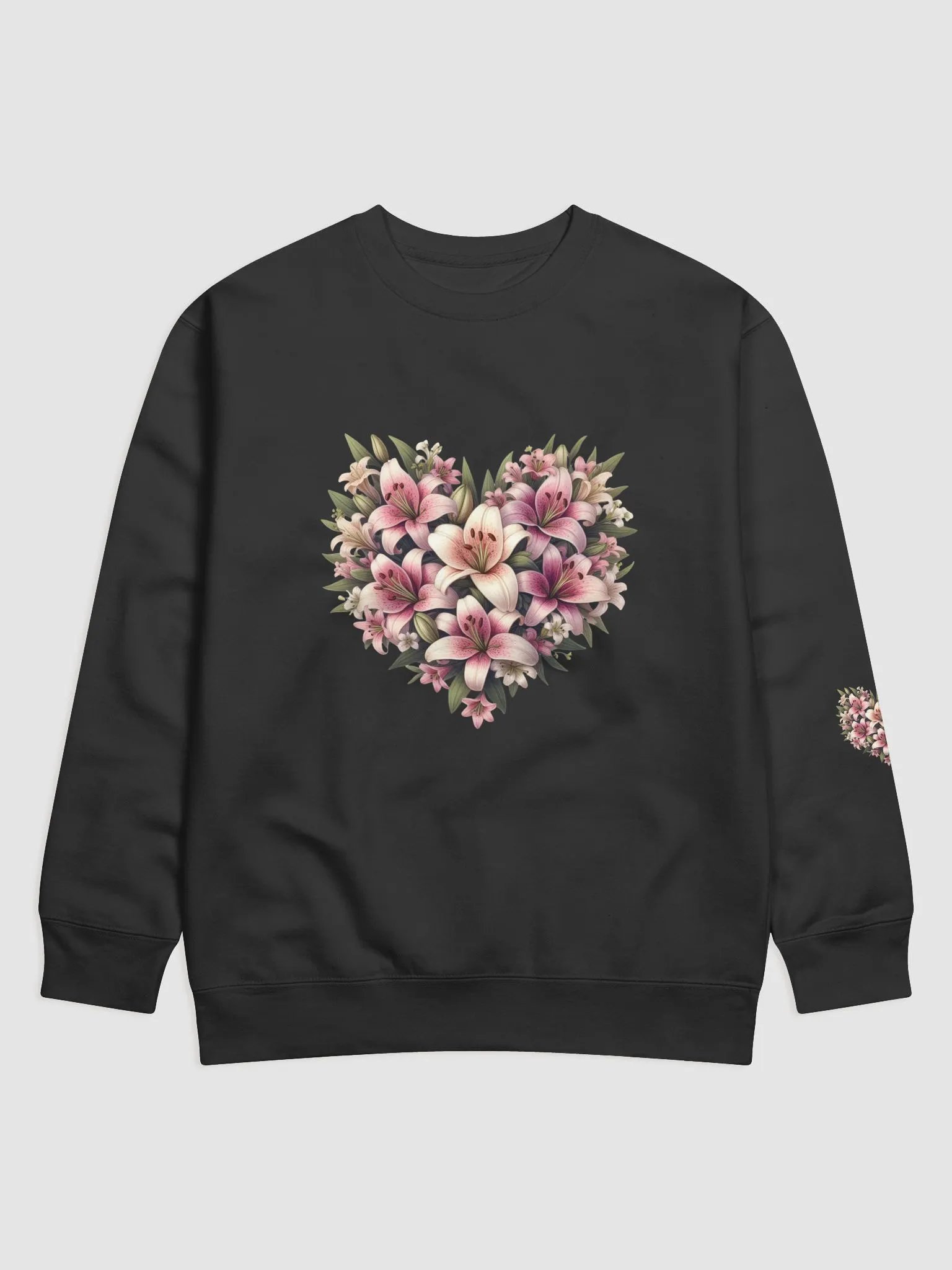 Lily Heart Floral Sweatshirt product image (2)
