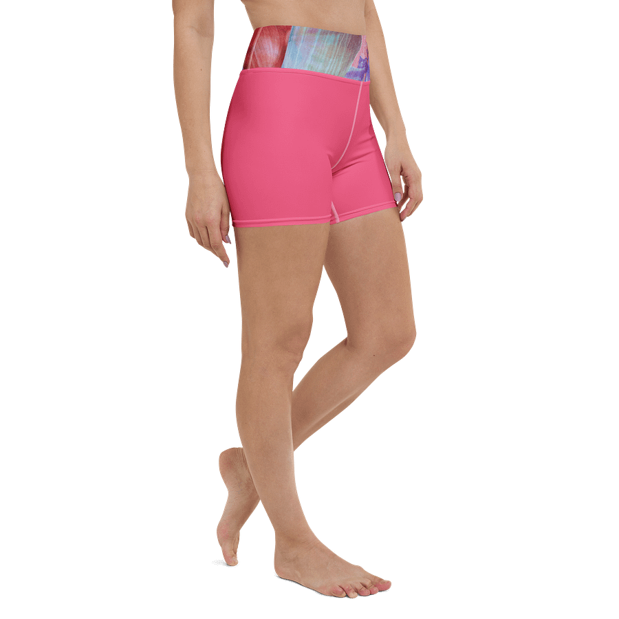Paradise Breeze Brink Pink Flow Yoga Shorts product image (4)