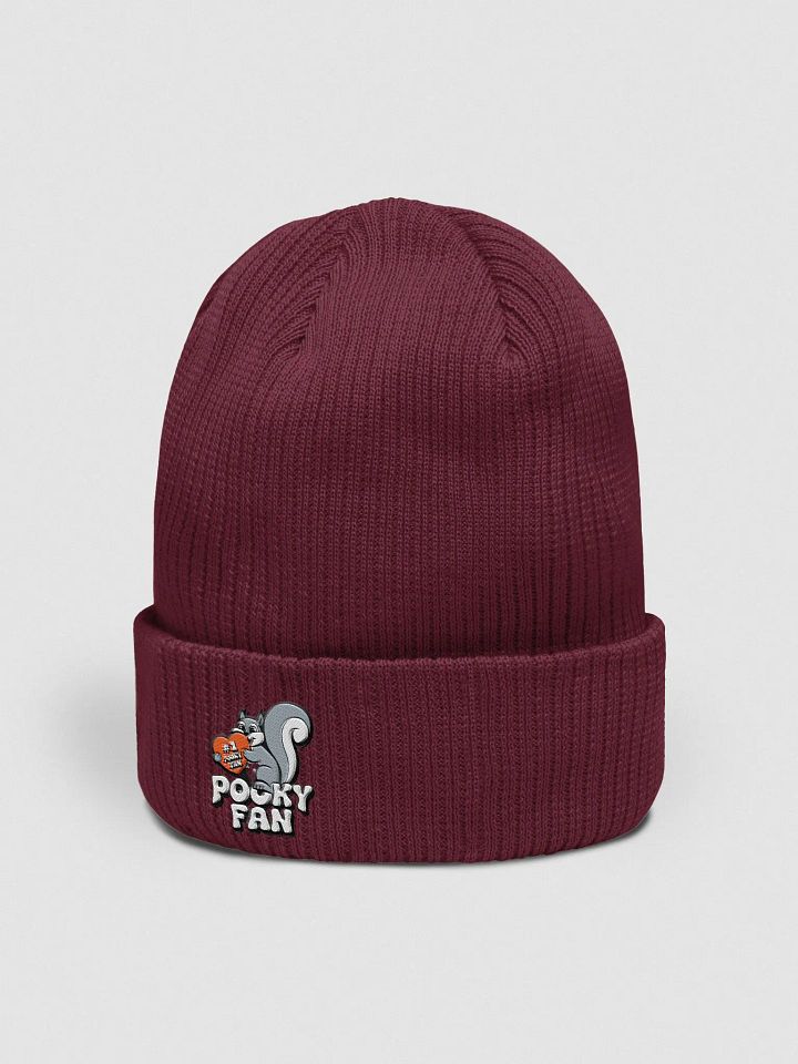 Organic Cotton Embroidered Beanie: Cutesy Pooky Fan with Heart product image (2)