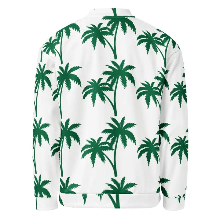 Tropical Grid All-Over Bomber Jacket product image (2)
