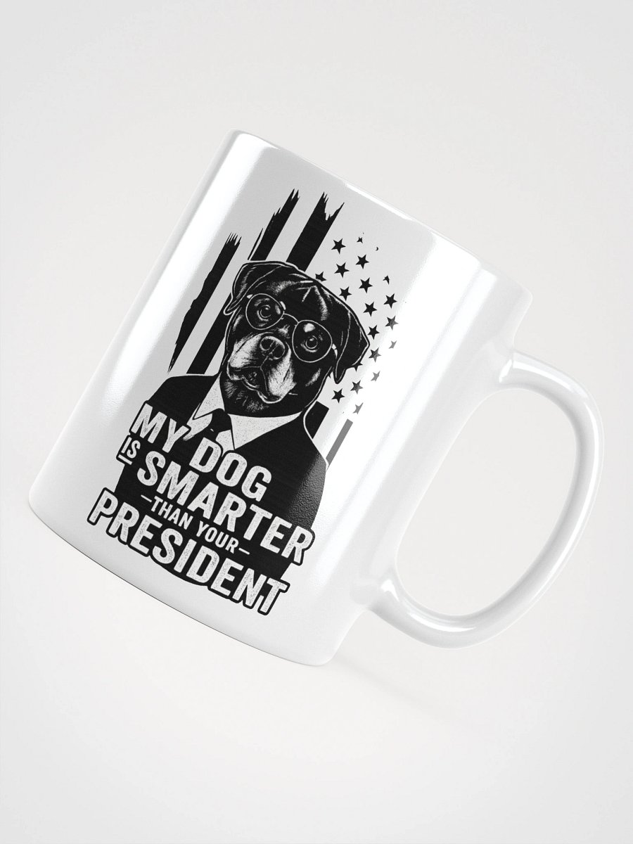 Smart Rottweiler White Glossy Mug product image (4)
