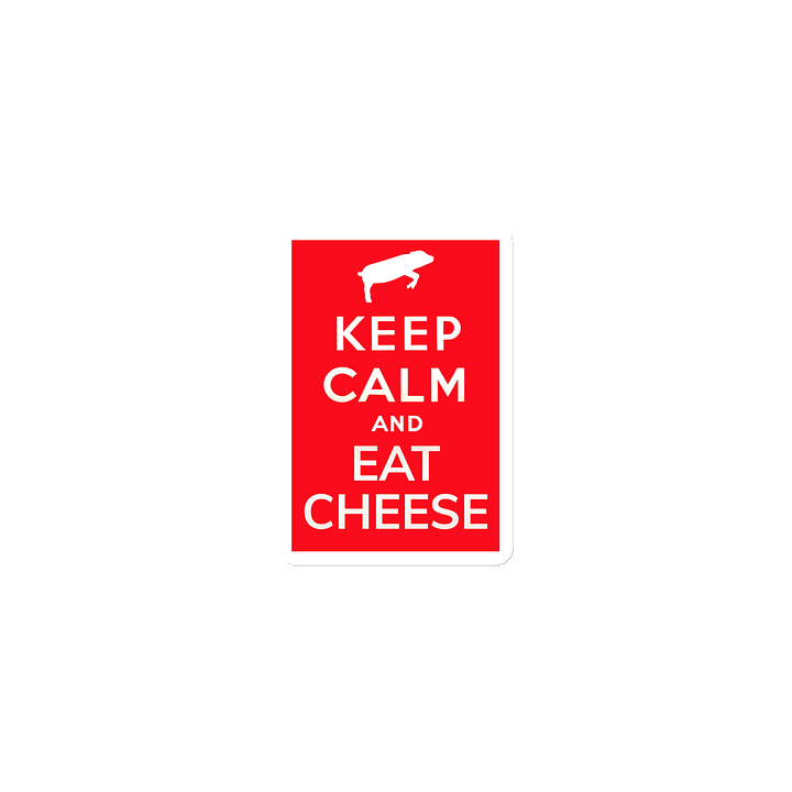 Keep Calm and Eat Cheese (Die-Cut Magnet) product image (1)