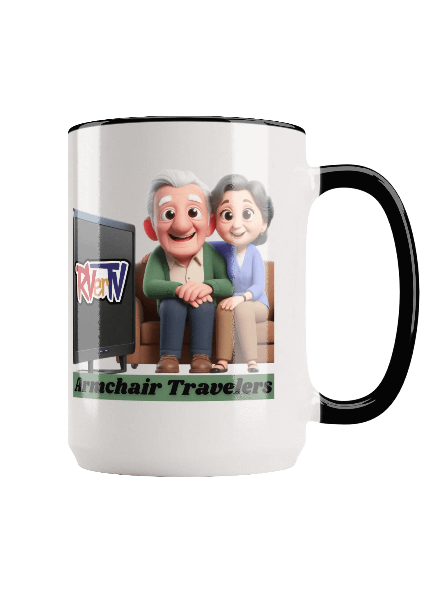 Armchair Travelers Couple - Coffee Mug product image (2)