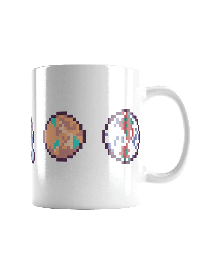 Pixel Planets White Mug product image (1)
