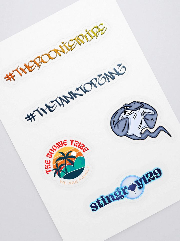 Assorted STING and BOONIE stickers product image (1)