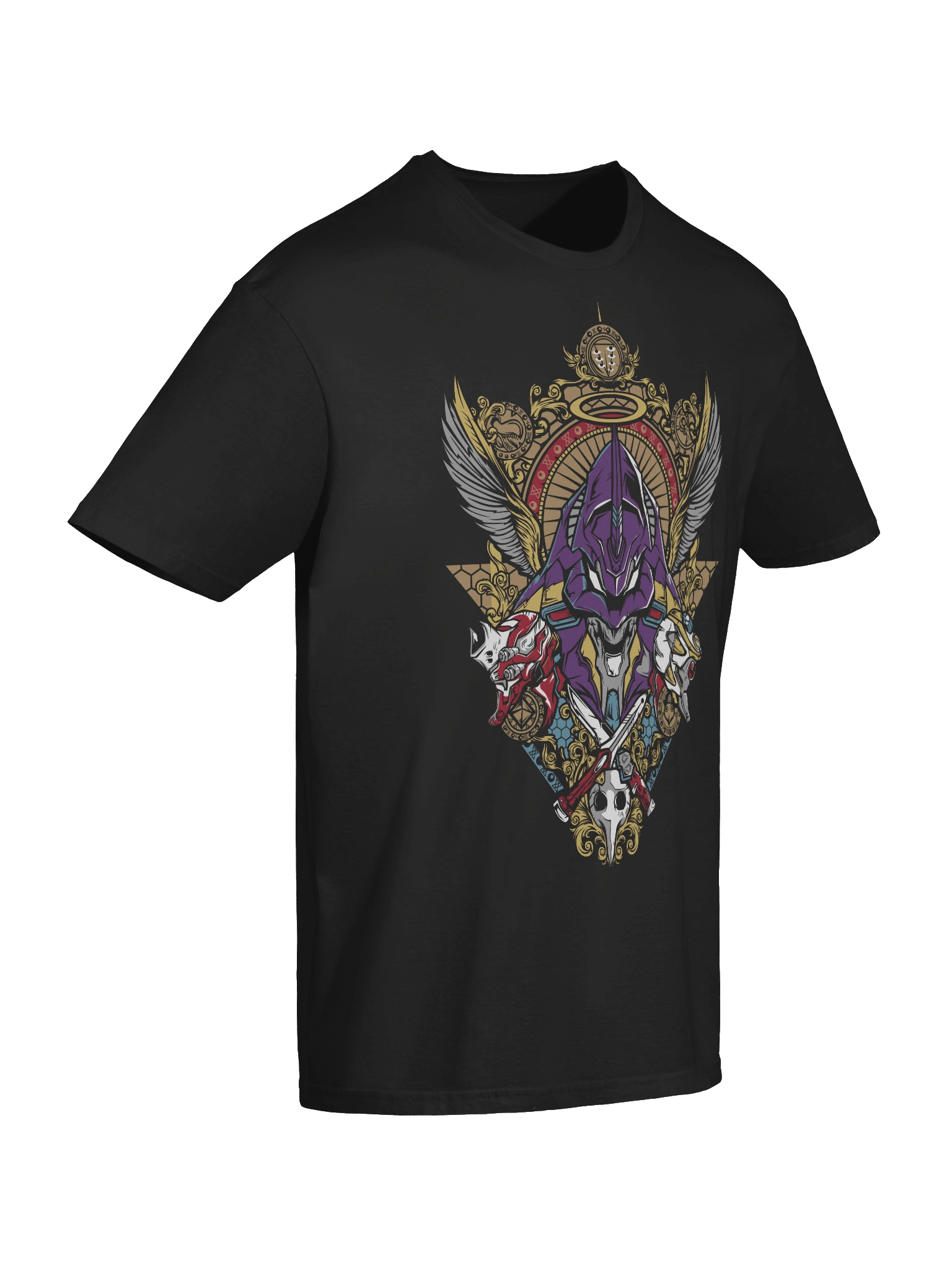 Neon Genesis Evangelion – EVA Unit-01 – Sanctified Berserker Crest – Gildan Softstyle T-Shirt product image (7)